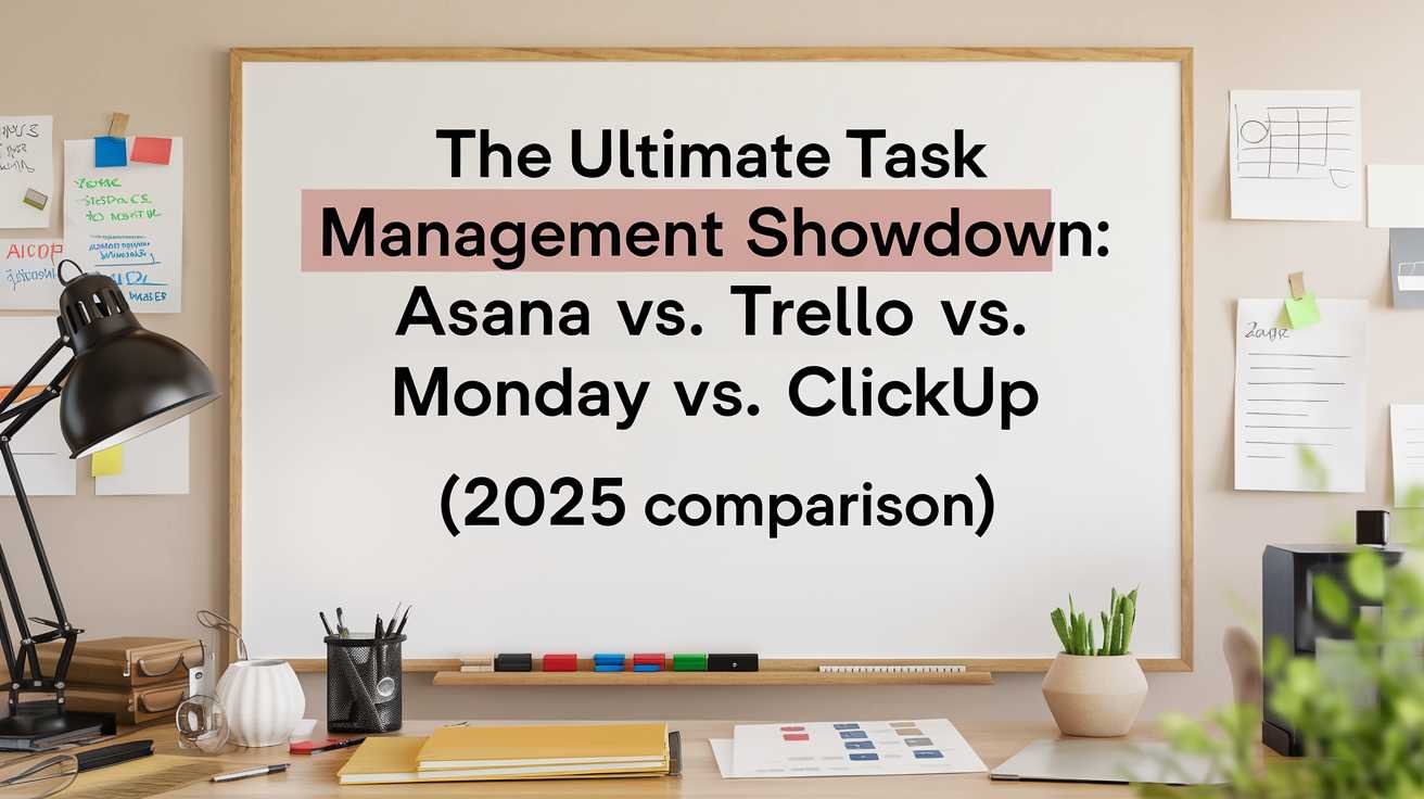 The Ultimate Task Management Showdown: Asana vs. Trello vs. Monday vs. ClickUp (2025 Comparison)